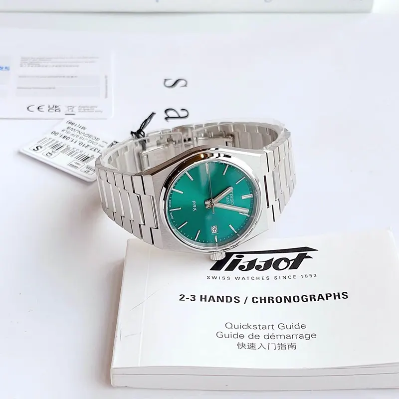 Tissot Ladies PRX 35mm Green Dial Watch | T137.210.11.081.00